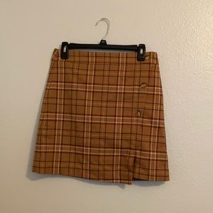 Loft plaid skirt